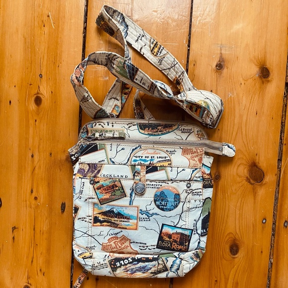 Fossil Handbags - Vintage Fossil St Moritz Crossbody Handbag